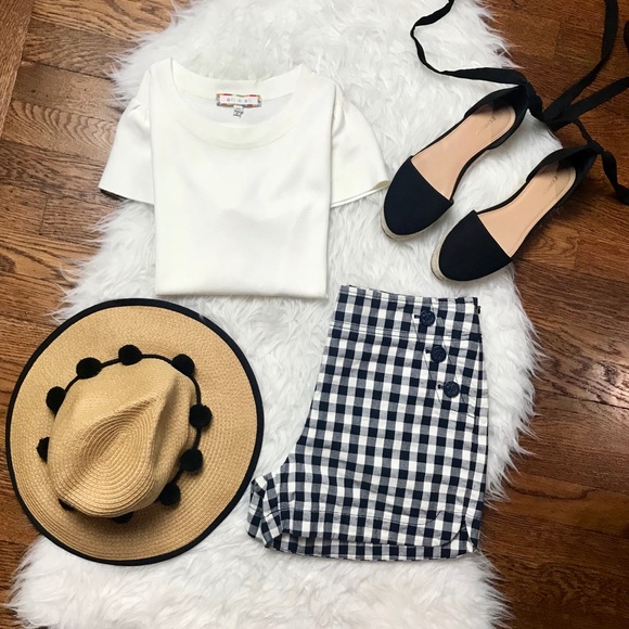 LOFT Pants - Ann Taylor LOFT Gingham Shorts